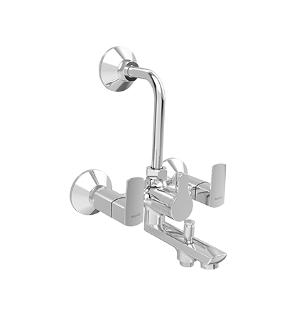 Bath and Shower Mixer 3 in 1 with Provision for Hand Shower and Overhead Shower