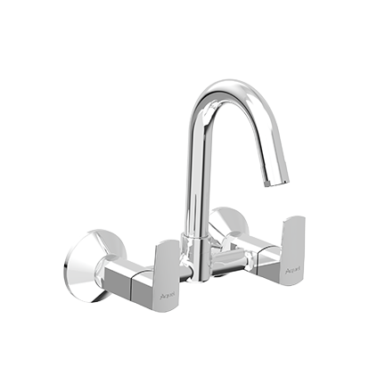 Sink Mixer with Swinging Spout Wall Mounted