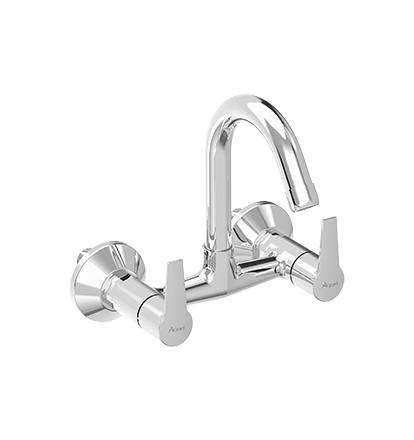 Sink Mixer with Swinging Spout Wall Mounted