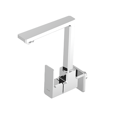 Sink Cock with Swinging Spout Wall Mounted