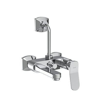 Single Lever Bath and Shower Mixer 2 in 1 with Provision for Overhead Shower