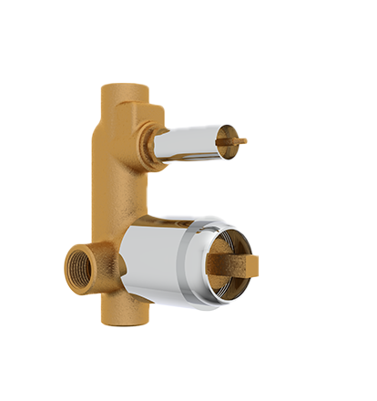 Concealed Body for Single Lever Diverter - 40mm Cartridge